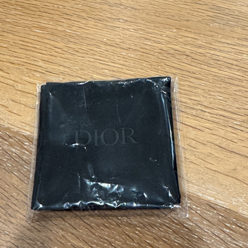 Dior Black Fabric Sunglasses Wipe
